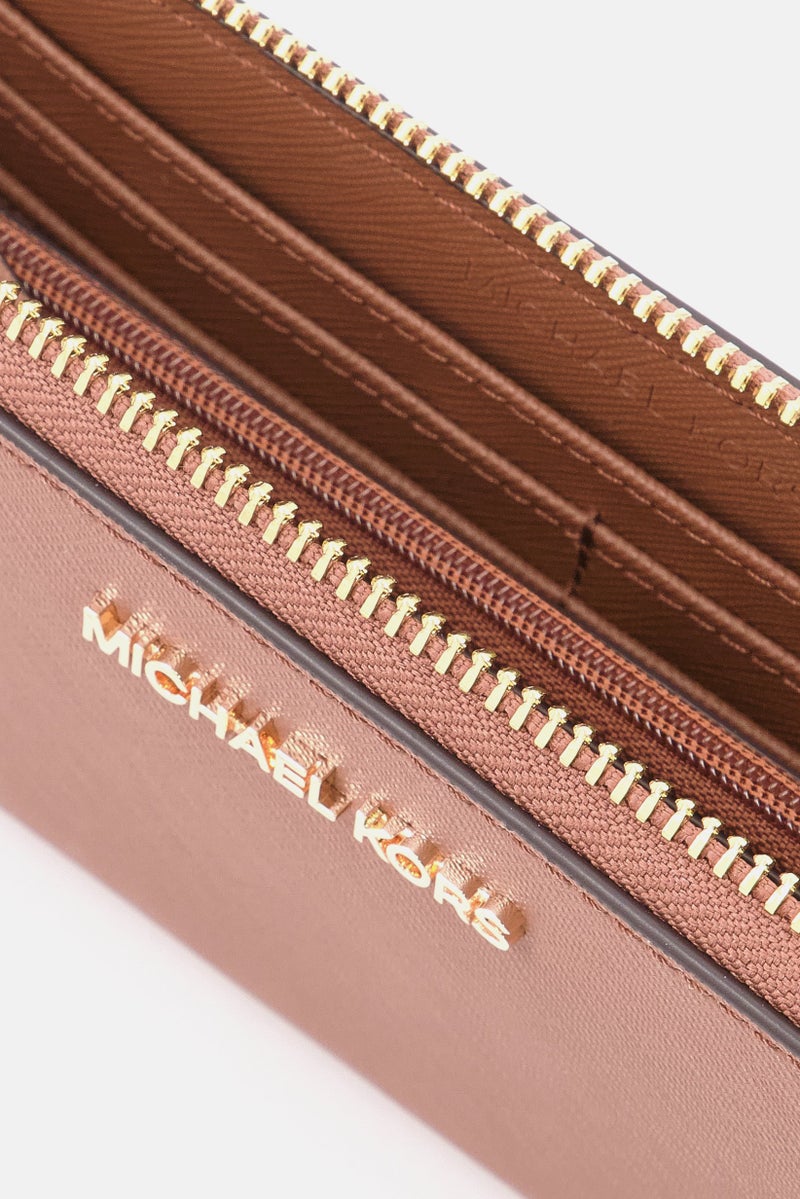 Michael Kors Women Brand Logo Purses 10 H x 21 L x 2 W cm, Brown - Image 3